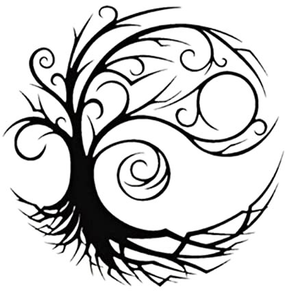 Décoration murale arbre de vie en métal - Décoration murale - Arbre en métal - Sculpture - Décoration murale moderne - Pour salon, chambre à coucher Noir