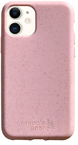 Granola Gear - Eco Friendly Phone Case for iPhone 11 - Plastic-Free, Made from Plants - Pink Sands