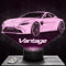 Nachttischlampe - Touch-Nachtlicht Auto supercar A. Martin Vantage 3D-LED-Lampe Illusion, Geschenkidee Weihnachten Geburtstag Junge und Mädchen Nachttischlampe Kinder- oder Erwachsenenzimmer TOP