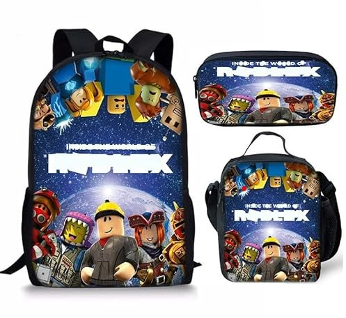 Mochila Mochila Infantil con Estuche para Lápices Mochilas Escolares Impresas para Niños De Primaria 21 L (Color : M, Size : 44X13X28CM)