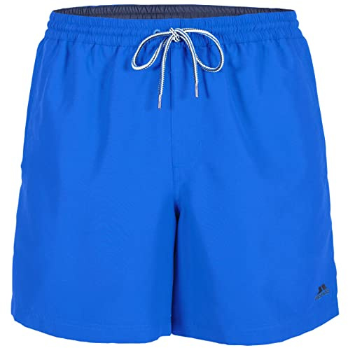 Trespass Mens Swim Shorts Pocket Quick Dry Granvin B Blue