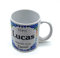 PLUS HOME Taza personalizada con nombre. Regalos personalizados con nombre y texto. Tazas con frases originales.LUCAS