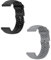 2 Piezas Correa Compatible Con Polar Pacer/Pacer Pro Para Mujer Hombres, 20mm Deportiva Suave Transpirable Silicona Pulsera Para Smartwatch Brazalete, Negro+Gris