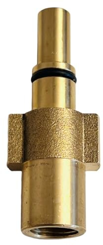 M&M Smartek Adaptateur de nettoyeur haute pression pour Black&Decker, Bosch AQT - Adaptateur à baïonnette pour Black&Decker, Bosch AQT, Baricus - Laiton - Doré - 1 adaptateur