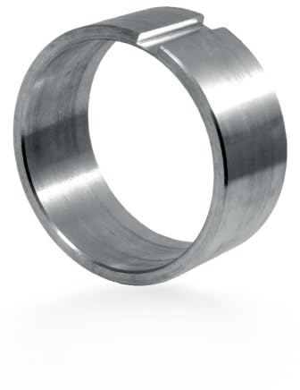 Einlegering Spannring H82 INOX schmal und breit Breite 36 mm