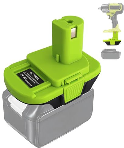 Namvo Lithium Battery Converter for Makita 18 V Battery Adapter Compatible with Ryobi 18 V Battery