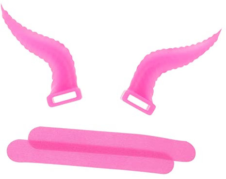 OSALADI 1pair Halloween Headset Decoration Devil Horns Soft Halloween Accessories for Gaming Headsets for Cosplay and Festival Parties Easy to Install Glow The Dark