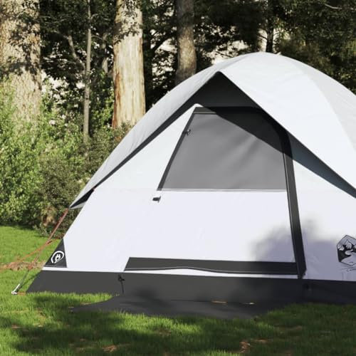 Rantry Kuppelzelt für 2 Personen, weiß, wasserdichter Stoff, Einrichtung, Campingzelt, Strandzelt, Trekkingzelt k