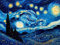 Peinture par Numero Adulte, DIY Peinture Enfant Acrylique avec Peintures et Pinceaux, Loisirs Créatifs Adultes 80x60cm Peinture Numero d'art, Décoration de la Maison Van Gogh Nuit étoilée s-7301