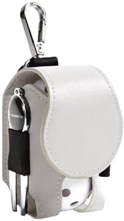 Toseky Golf Ball Holder | PU Leather Golf Tee Bag,Golf Tee Holder Pouch, Portable Golf Tee Storage Pouch, Golf Ball Storage Bag, Golf Cart Accessories For Men, Women, Dad