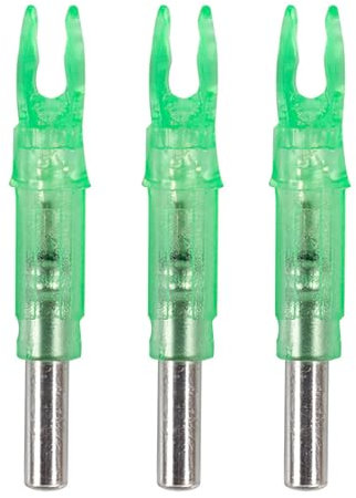 JTQYFI 3 Teile/Satz LED Pfeil Nocken Beleuchtete Nocken Leuchtende Nocken Kunststoff Bögen String Leuchtende Pfeil Bögen LED Nocken