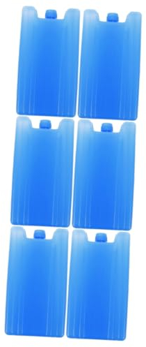 SHOWERORO 6 Stück Packungen Gefrierschrank Kleiner Wasserflasche Kühltasche Mittagessen Kühler Eisblöcke Kühler Eisboxen Gefrierboxen Kühler Wasserkühler Für Kaltes