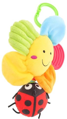 SECFOU Hängespielzeug Für Babybett Und Kinderwagen Babyspielzeug Mit Musik Und Plüsch-design Entwickelt Die Sinne Und Koordination
