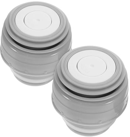 Amosfun Insulated Water Bottle Stopper Replacement Lid Grey Compatible with Haers 45mm Mouth Vacuum Flask 500ml-1200ml Leak Proof Inner Lid Switch for Thermal Cups