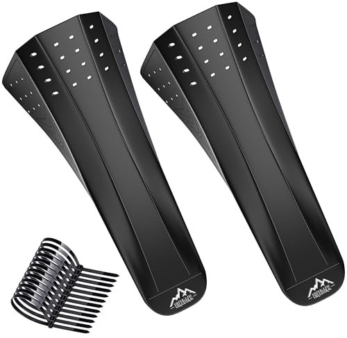 NICEDACK Fahrrad Schutzblech, MTB Schutzblech VerläNgerung, Schutzbleche Mountainbike, Mudguard Rennrad Hinten, Fahrrad Spritzschutz Vorne, KotflüGel Fahrrad,Mud Guard MTB (L+L)