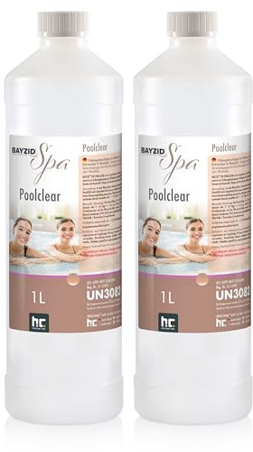 2 x 1 L BAYZID® SPA Poolclear Trübungsbeseitigung