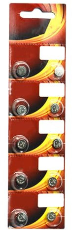 Fazvncv 10 Stück SR621SW Knopfzellenbatterien, 1,5 V, AG1 bis AG12, für Uhren und kleine Elektronik, lange Haltbarkeit