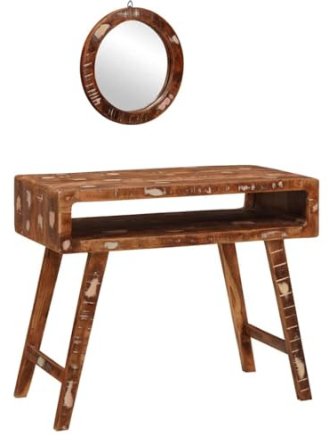 vidaXL Wall mirror cabinet - a practical rectangular storage solution for your bedroom. Perfect for styling and decorating, compact and stylish.