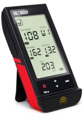 GolfBuddy Shot Mate Golf Launch Monitor for Accurate Golf Training Data, Compact Radar Based Portable Monitors for Club Speed, Ball Speed, Smash Factor and Carry Distance