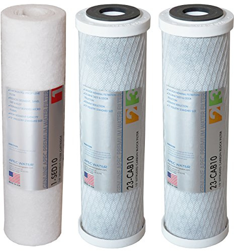 APEC Water Filter-Set Replacement RO Filter Set, Stage 1, 2 & 3, US Made