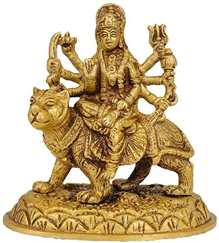 Exotic India Mutter Göttin Durga – Messing Statue