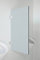 Kemmlit Urinal Trennwand Modena Silber aus HPL in klassischen Farben, Schamwand WC Herren, TÜV zertifiziert