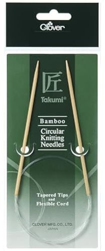 Clover 3922 Rundstricknadel Bambus Takumi 80 cm, 2,25 mm