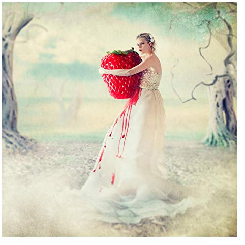 Apalis Vliestapete Strawberryprincess Premium, HxB: 192cm x 192cm