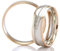 333/- Weißgold Rotgold Trauringe 66-37090-100