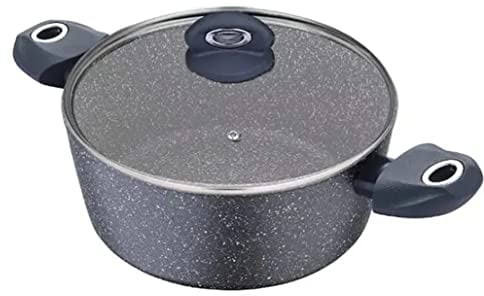 Bergner Orion Cacerola, Aluminio Forjado, Gris, 20 cm