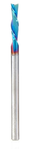 Amana Tool Solid Carbide Spektra Extreme Tool Life Spiral Plunge Router Bit Down-Cut, 46227-K, 1/8 Dia x 1/2 CH x 1/8 Shank 2 Inch L