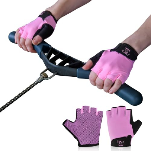Hornet Watersports - Gants roses clairs pour femmes - Idéals pour rameur, godille, kayak, paddle, pirogue à balancier, bateau dragon et autres sports nautiques, M (Fits 7-7.5)