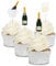 Champagne Cupcake Toppers - 12pk - Decoration Picks