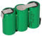 Lot de 3 batteries NiMH Sub-C 3600 mAh 3,6 V avec cosses à souder F1x3