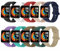 BDIG 10 cinturini di ricambio in silicone per Xiaomi Mi Watch Lite 2 Redmi Watch 2