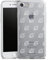 Slim Case extra dünn kompatibel mit Apple iPhone 8 Silikon Handyhülle transparent Hülle Naruto Shippuden Konoha Pattern