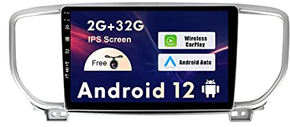 SXAUTO Android 13 IPS Autoradio Passt für KIA KX5 / Sportage 4 (2016-2019) - Eingebaut Carplay/Android Auto - Rückfahrkamera KOSTENLOS - 2G+32G - Lenkradsteuerung DAB Fast-Boot WiFi 4G -2 Din 9 Zoll