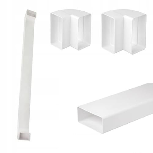 Juego de canaleta para cables de TV, 150 cm, conducto de cable invisible, canal de TV, tubo de instalación eléctrica, color blanco
