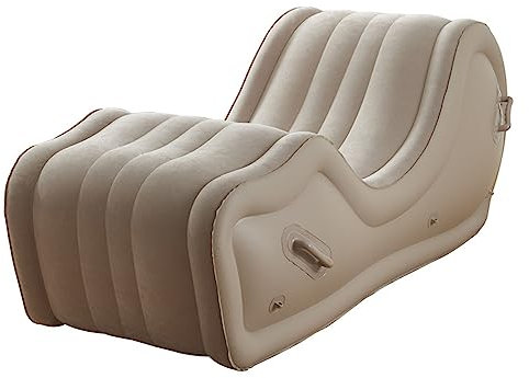 NOWLIN Automatic Inflatable Sofa Built-in Pump Foldable Inflatable Bed Camping Portable Inflatable Lounge Chair Suitable for Camping Beach Travel