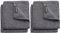 Brabantia 118029 Microfibre Cleaning Cloths (x 2), Machine Washable, Dark Grey (Pack of 2)