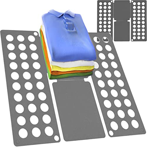 Ruhhy Planche pliante Dimensions 60 x 70 cm Pliage de linge T-shirt Pull Chemises Infroissable Pratique 22601