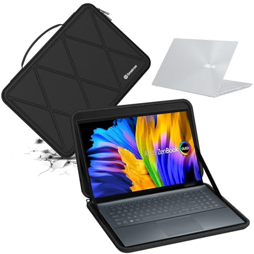 Smatree Hard EVA Protective Sleeve Case Compatible for 15.6 inch ASUS Chromebook Flip CX5 (CX5500), for 15.6 inch ASUS Zenbook Pro 15 OLED (UM535), for ASUS Vivobook Pro 15X OLED K6501/M6501 (X8279)