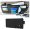 Adunsiaoto Auto-Sonnenblende-Organizer, Kartenhalter Einstellbare Sonnenblende Organizer, Auto Multifunktionale Aufbewahrungstasche Für Sonnenbrillen, Karten(Schwarz)