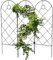 Rankgitter Metall 1/2/3er Set | Rankhilfe für Rosen Blumen Kletterpflanzen | Rosengitter Gartenzaun | Rankhilfe für Rasen/Hinterhof/Terrasse Kletterrosenpflanzen Garten Decoration (58x20cm)