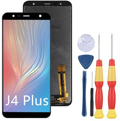 SiuVorZhi Écran LCD compatible avec Samsung Galaxy J4 Plus LCD Display Touch Screen Assembly Pièces de rechange avec outils