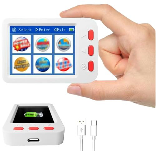 LNOYGN Ai Lottery Number Picker, USB Recargable máquina automática de Bolas de lotería, Sensor giroscópico generador de números aleatorios, Juego de lotería para Adultos