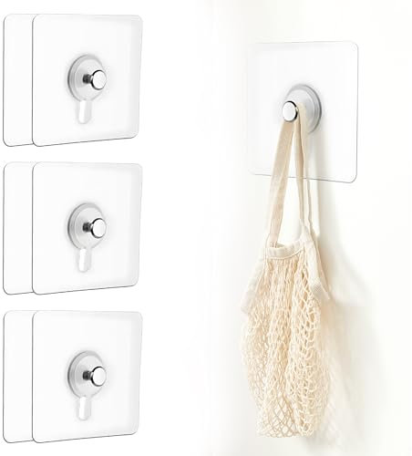 Klebenagel,Bilder Aufhängen Ohne Bohren,Klebehaken Bilderrahmen, Bildaufhänger Selbstklebend für Bilder, Poster, Fotos, Dekorative Gemälde (6 Pcs)