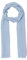 s.Oliver Leichter Schal aus Webware mit Fransen hellblau ONESIZE