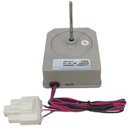 Refrigerator Cooling Fan Motor,Compatible for Hisense,ZWF-10-4 1448488 DC 13V Refrigerator Radiator Freezer Parts, Appliance Parts Replacement