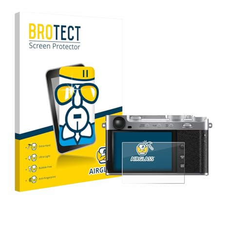BROTECT Schutzglas für Fujifilm X-E5 | Transparenter Displayschutz Made in Germany Schutzfolie Panzer Folie Glas 9H Anti-Fingerprint Einfache Montage Clear